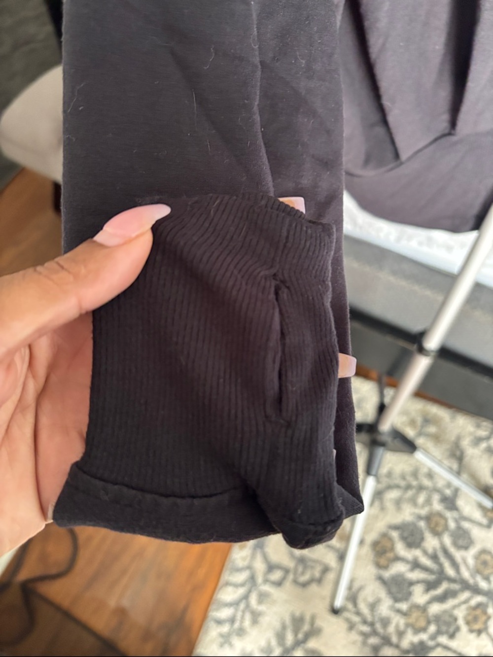 Athleta Black Full-Zip Hooded Jacket - Picture 8 of 9